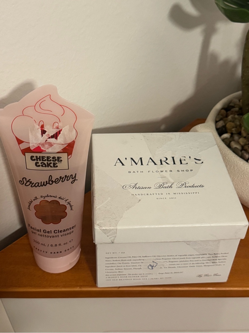 A'Marie's Cherry Blossom Floral Bath Soap & Cheese Cake Facial Gel Cleanser - Picture 4 of 6